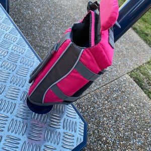 Small pink doggie life jacket